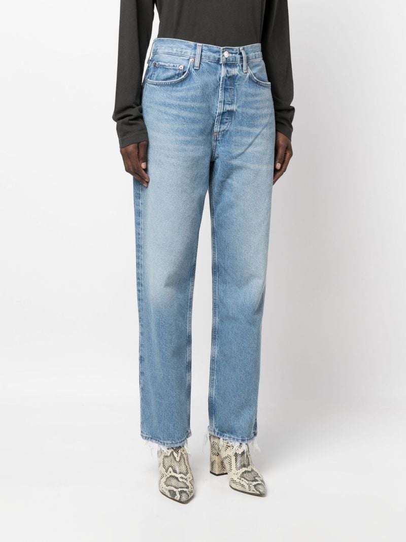 Blue '90s Straight-leg Jeans