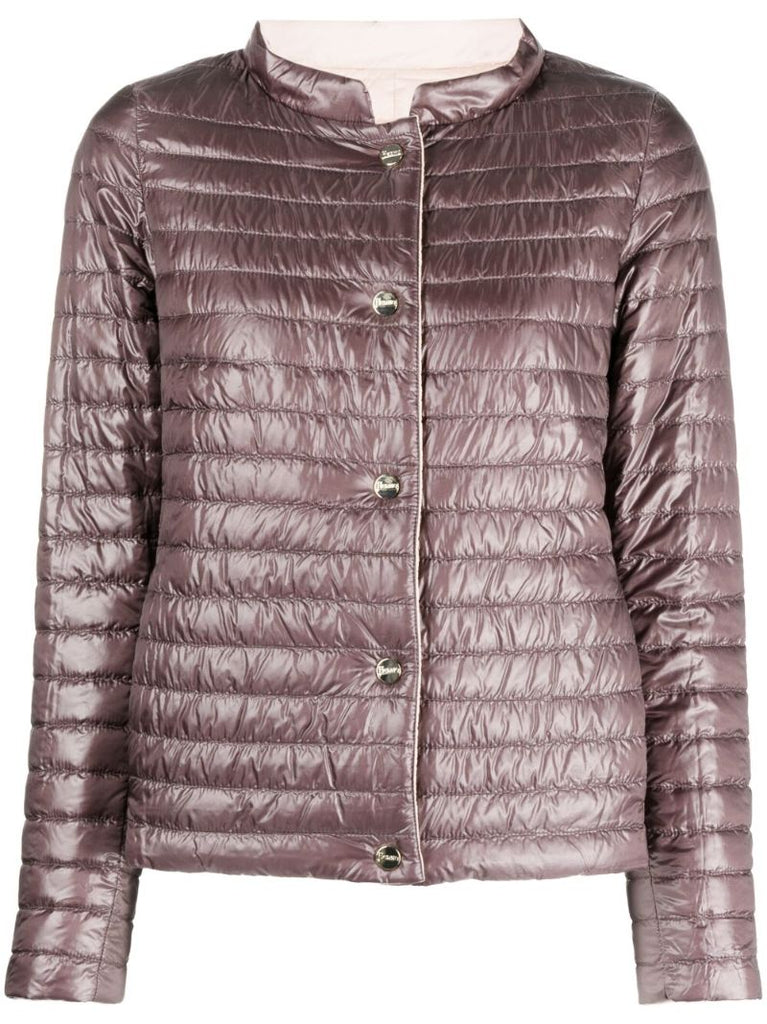 Pink Nuage Reversible Puffer Jacket