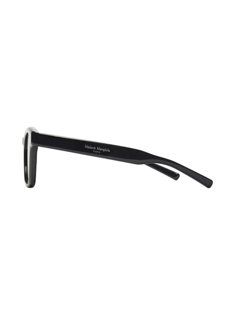 X Maison Margiela Black Mm006 01 Square Sunglasses