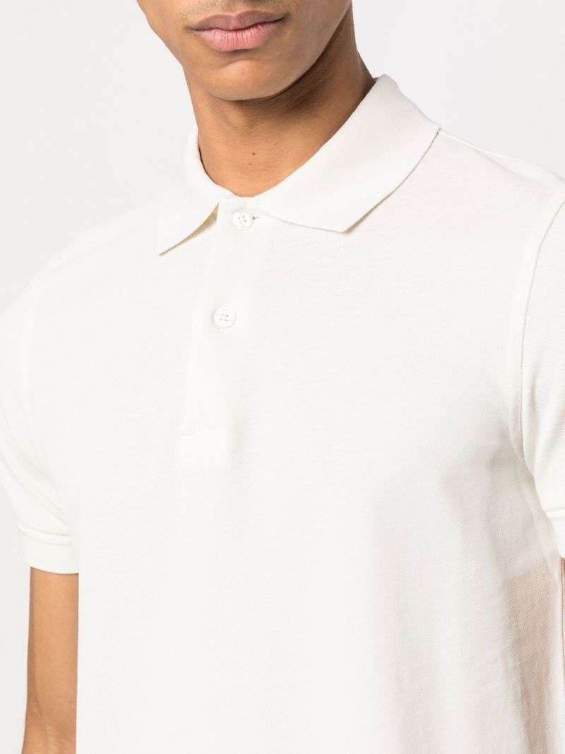 Neutral Cotton Polo Shirt