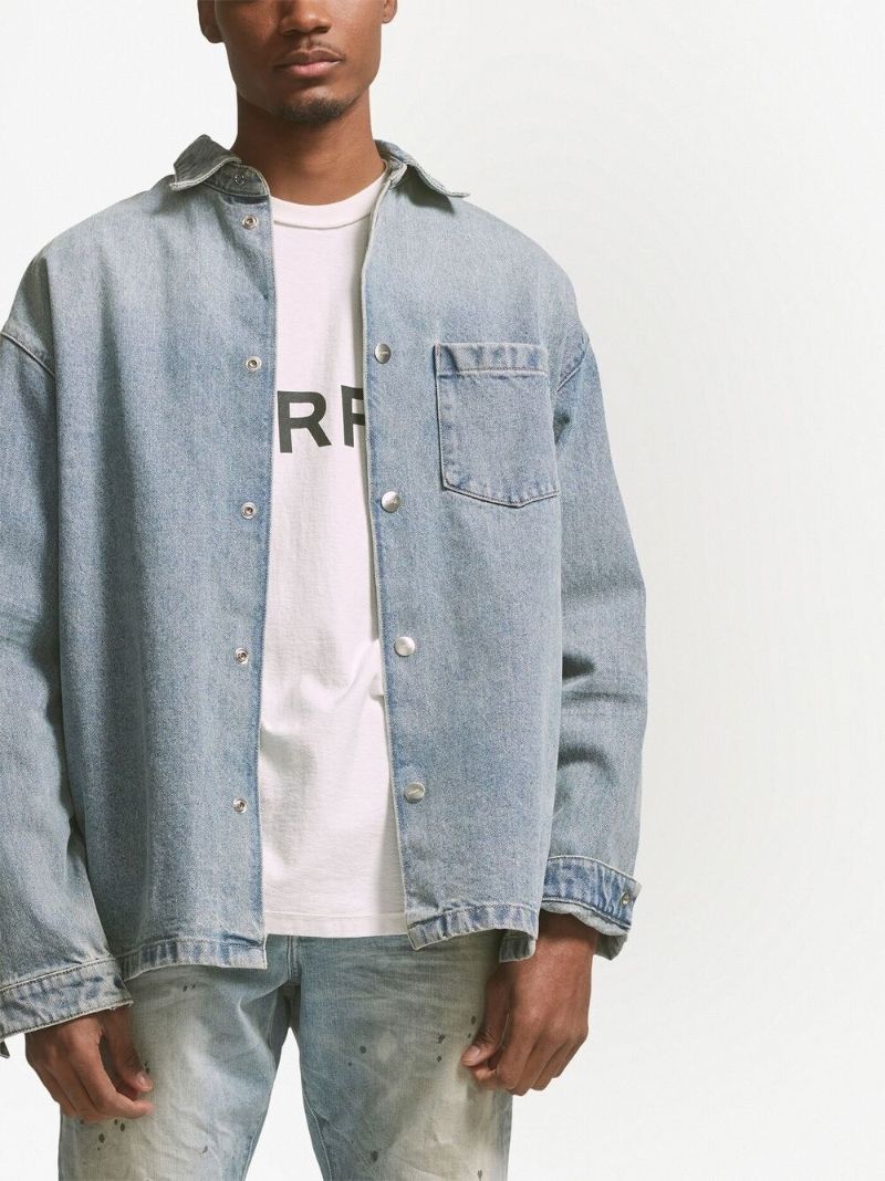 Blue Denim Shirt Jacket