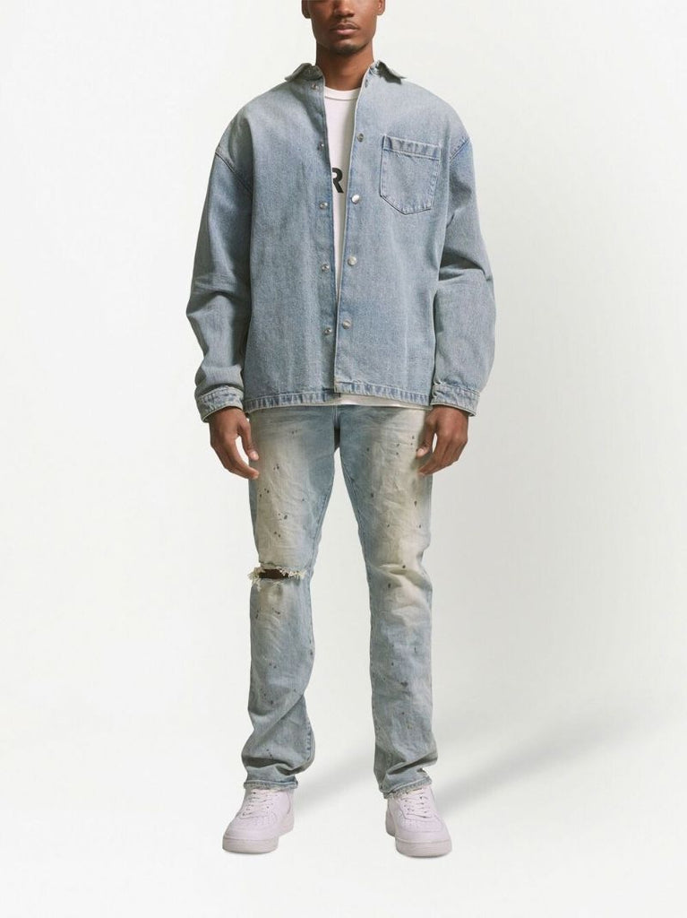 Blue Denim Shirt Jacket