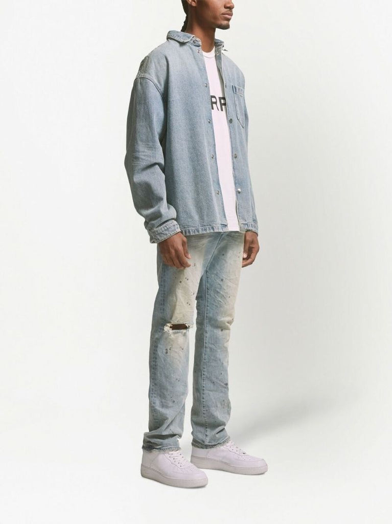Blue Denim Shirt Jacket