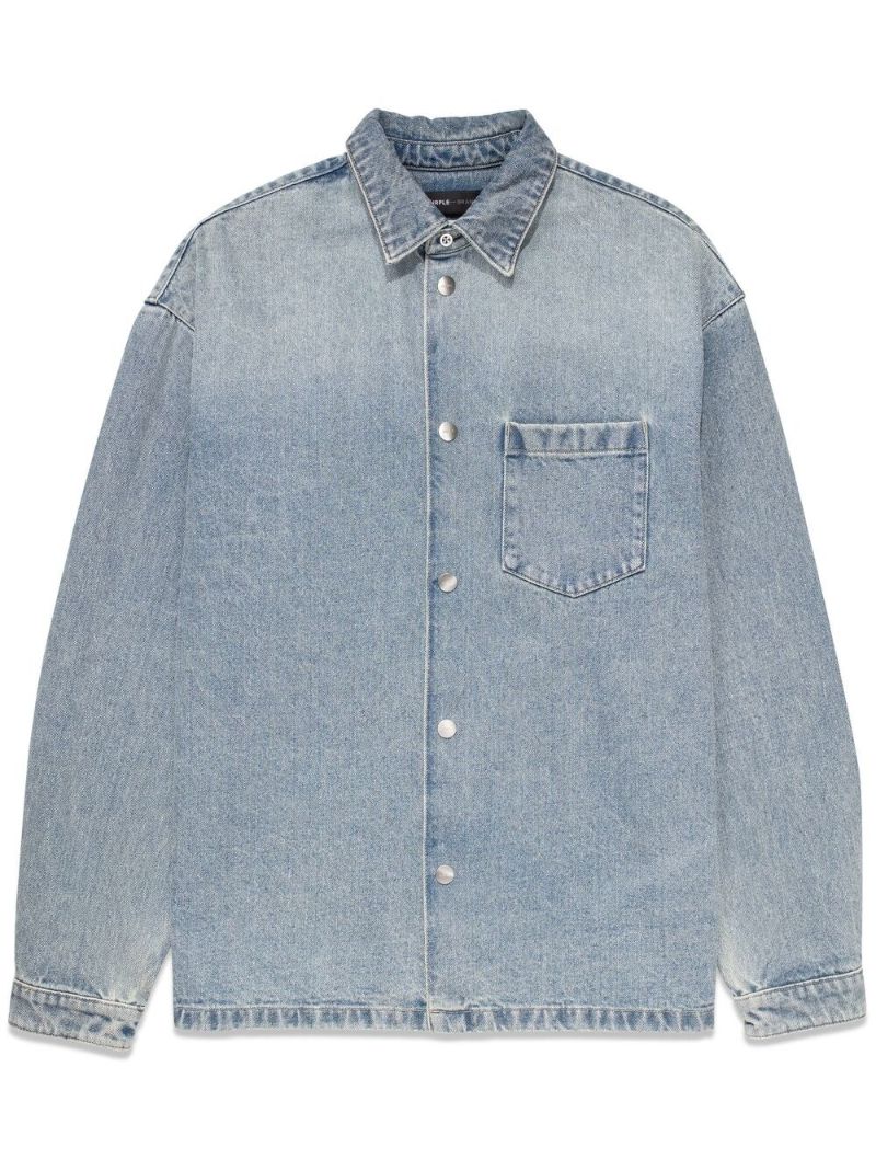 Blue Denim Shirt Jacket