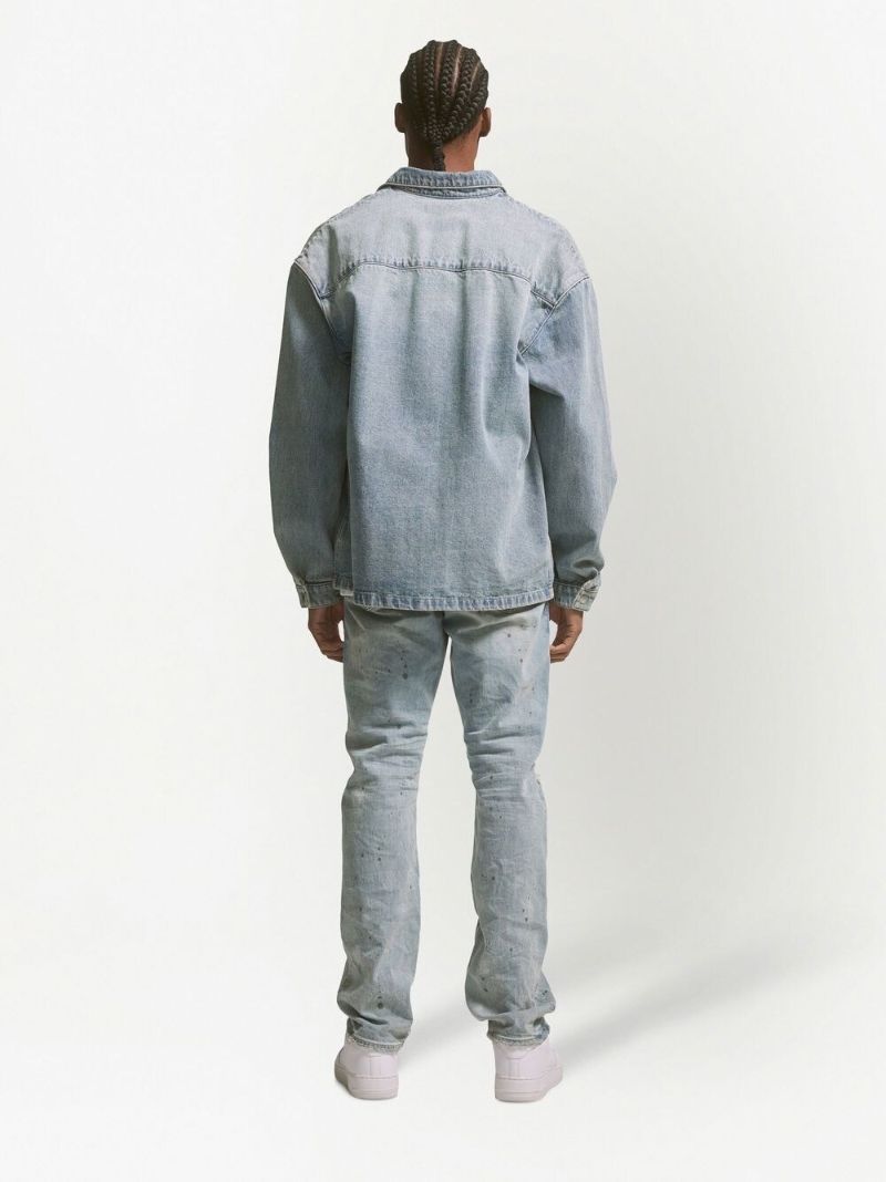 Blue Denim Shirt Jacket