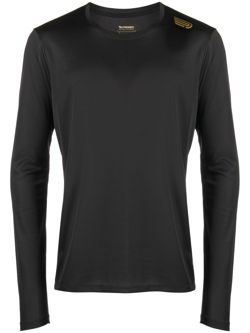 Black Bio  Long-sleeve Performance Top