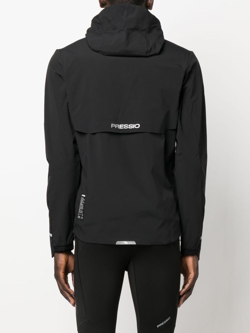 Black Ecolite Hooded Running Jacket