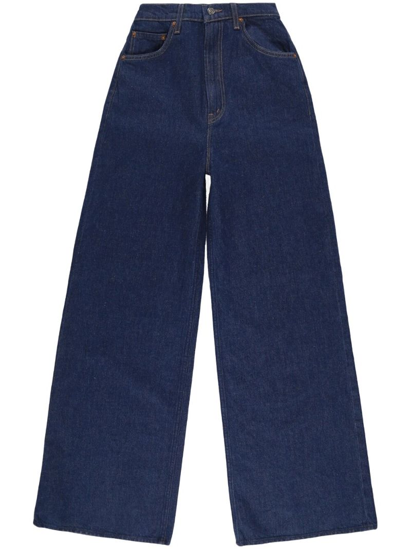 Blue the Funnel Wide-leg Jeans