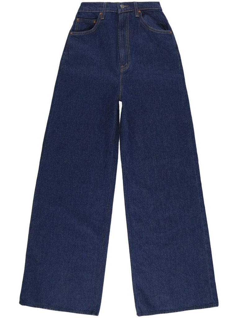 Blue the Funnel Wide-leg Jeans