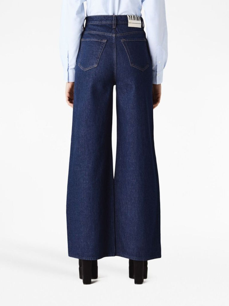Blue the Funnel Wide-leg Jeans