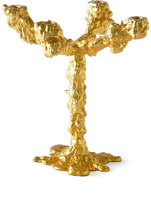 Gold-tone Drip Candle Holder