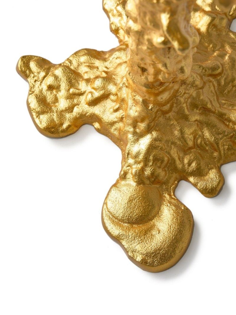 Gold-tone Drip Candle Holder