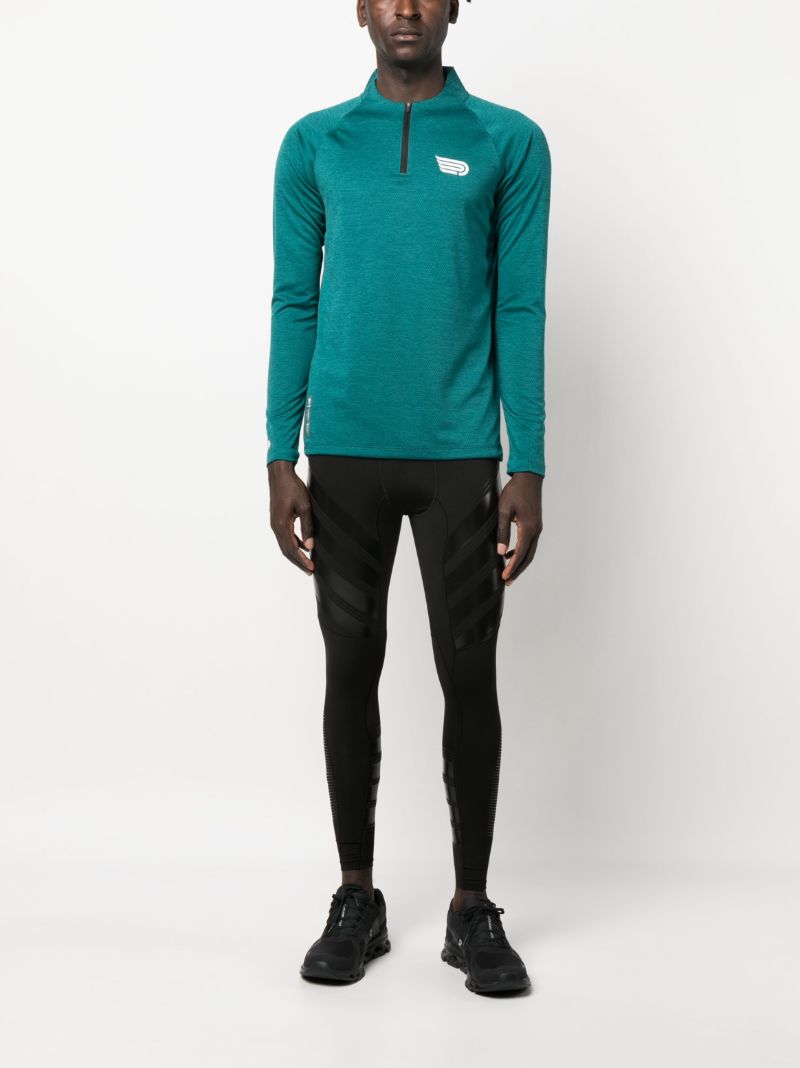 Green Core 14 Zip Sweatshirt