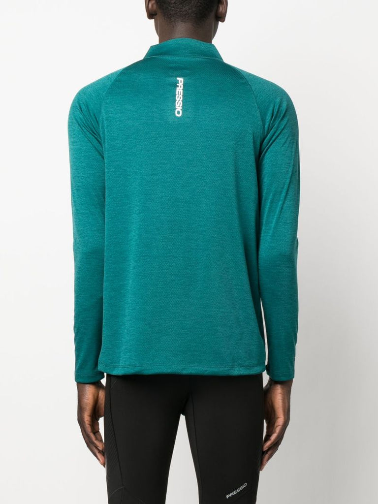 Green Core 14 Zip Sweatshirt