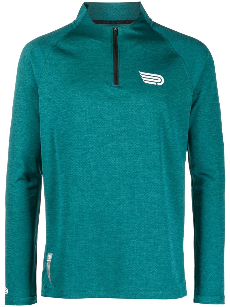 Green Core 14 Zip Sweatshirt