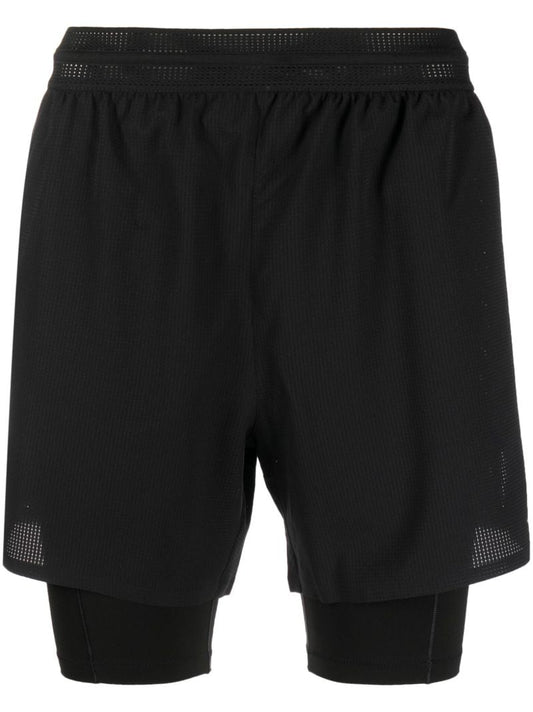 Black Arahi Compression Shorts