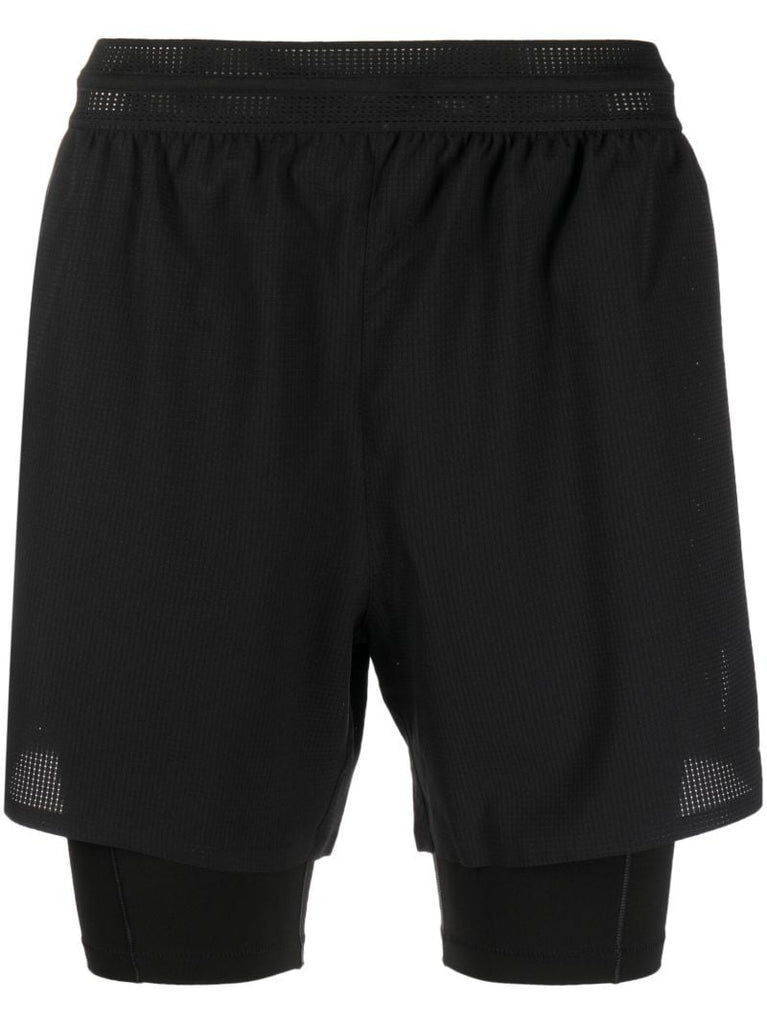 Black Arahi Compression Shorts