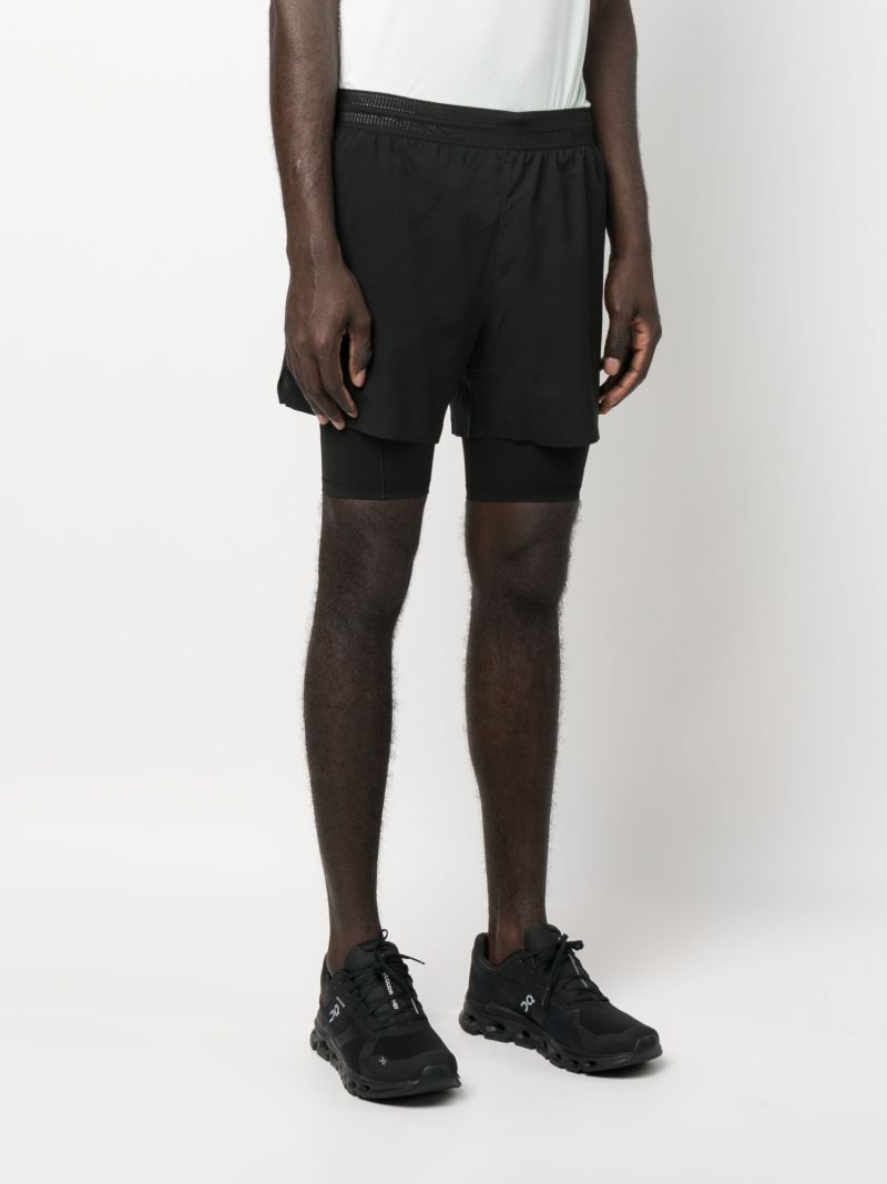 Black Arahi Compression Shorts
