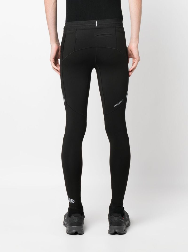 Black Eq Run Tight Compression Tights
