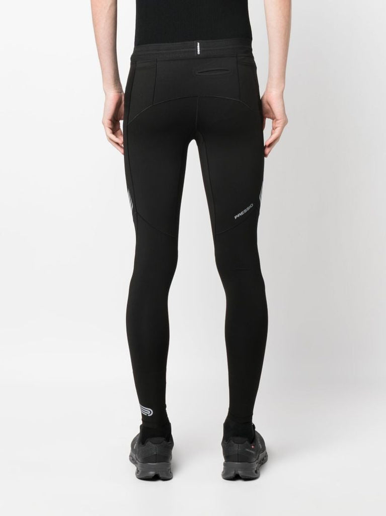 Black Eq Run Tight Compression Tights