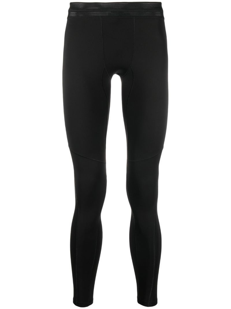 Black Eq Run Tight Compression Tights