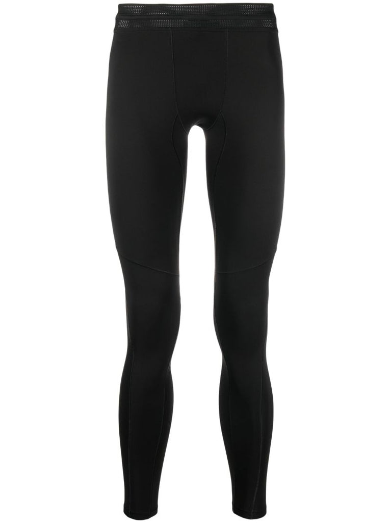 Black Eq Run Tight Compression Tights
