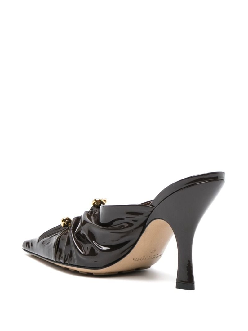 Brown Bunnie 90 Leather Mules