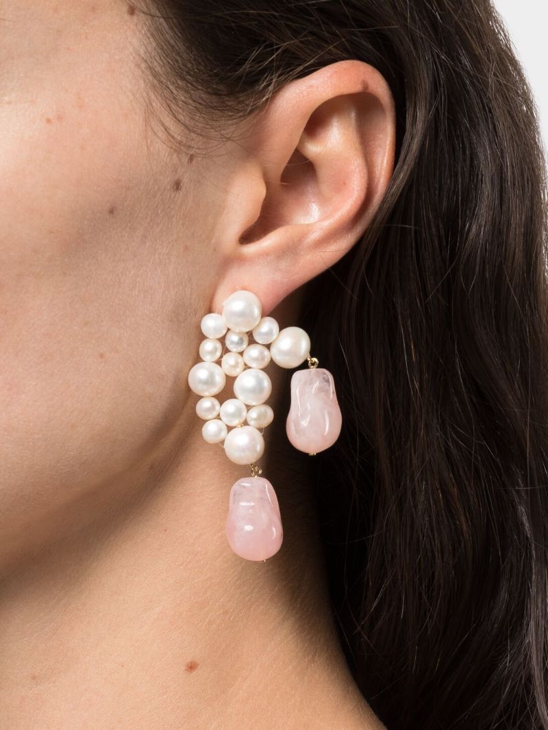 Gold Vermeil P106 Pearl Drop Earrings