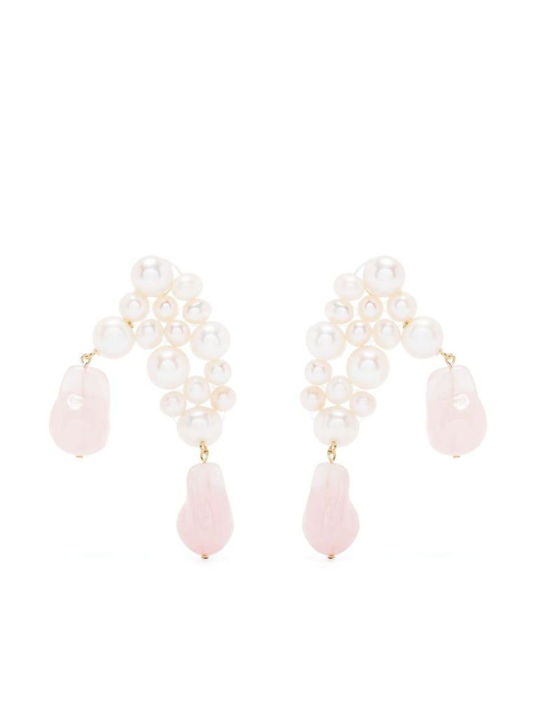 Gold Vermeil P106 Pearl Drop Earrings