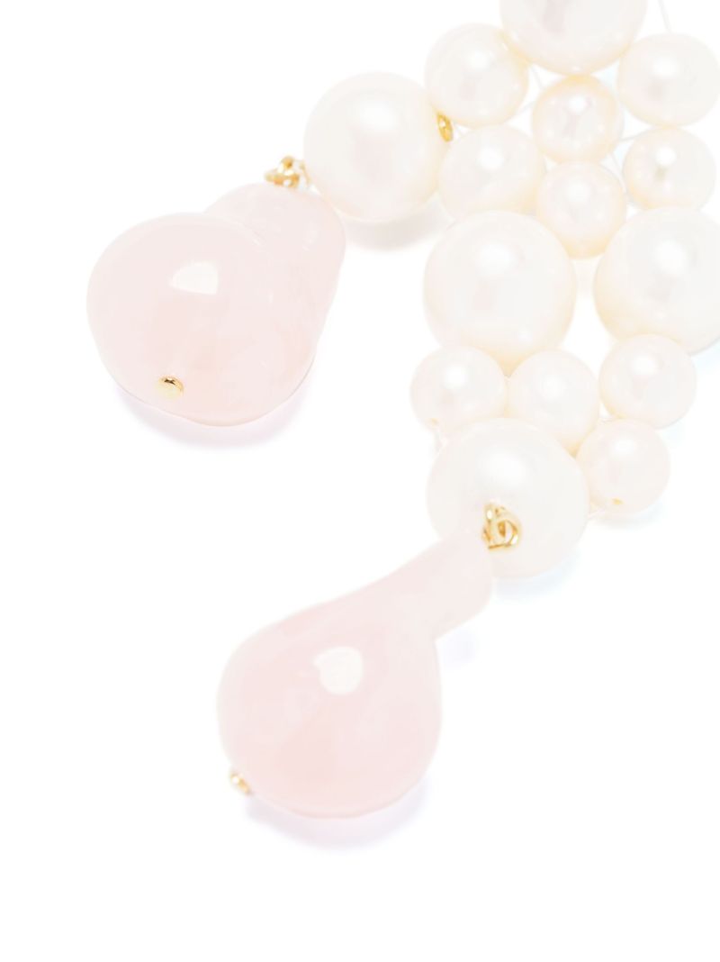 Gold Vermeil P106 Pearl Drop Earrings