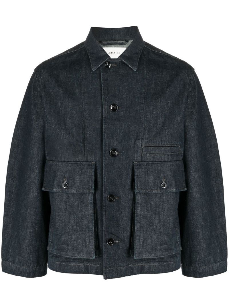 Blue Denim Shirt Jacket