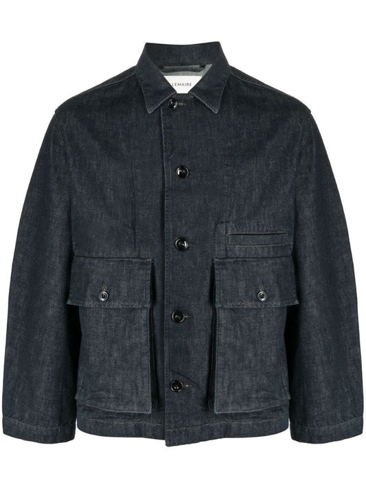 Blue Denim Shirt Jacket