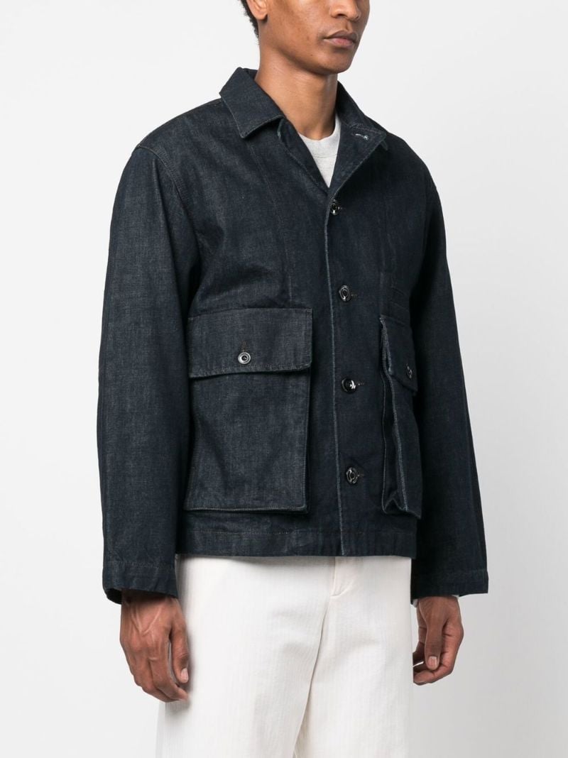 Blue Denim Shirt Jacket