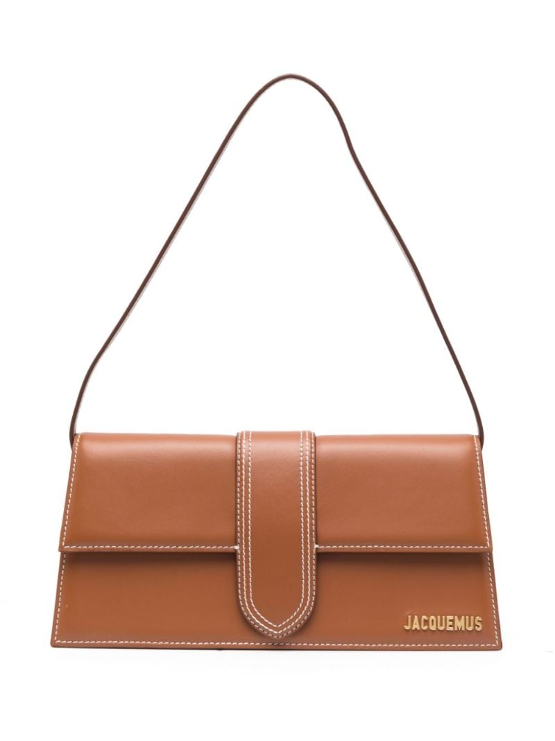 Brown Le Bambino Leather Shoulder Bag