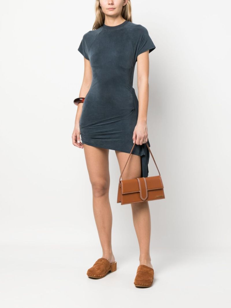 Brown Le Bambino Leather Shoulder Bag