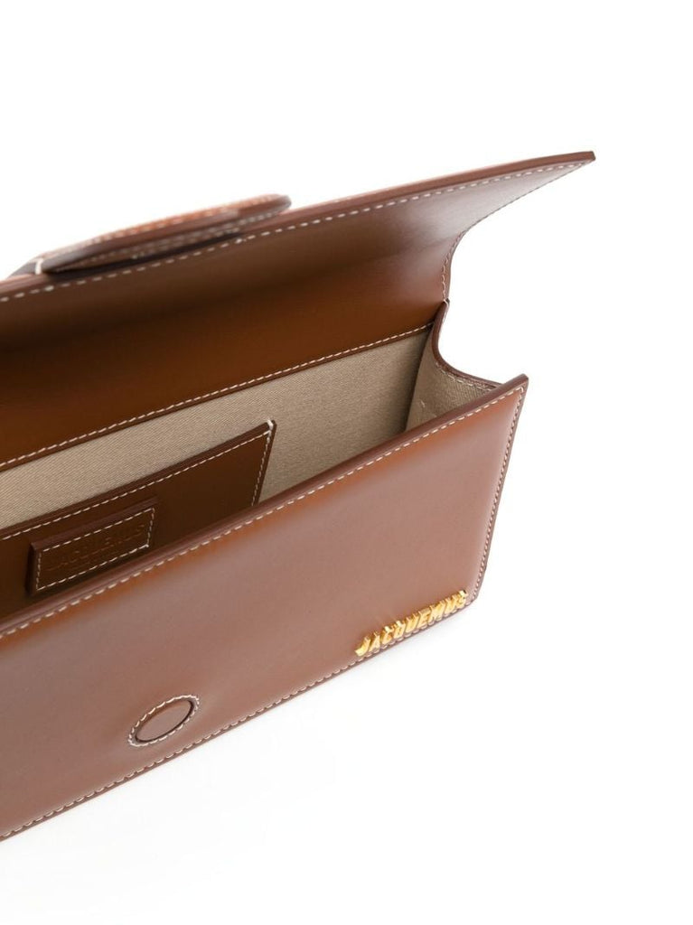 Brown Le Bambino Leather Shoulder Bag