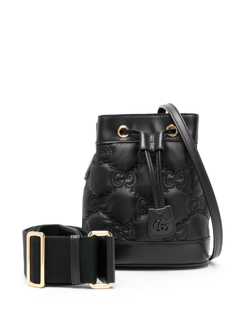 Black Gg MatelassÃ_x0083_Â© Bucket Bag