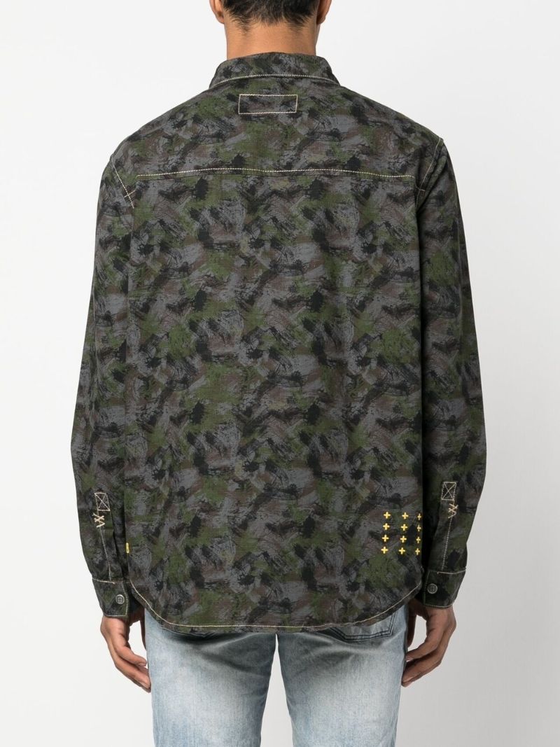 Green Graphic Print Shirt
