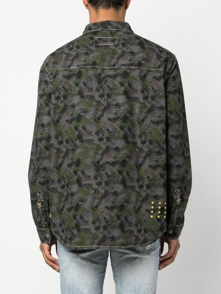 Green Graphic Print Shirt