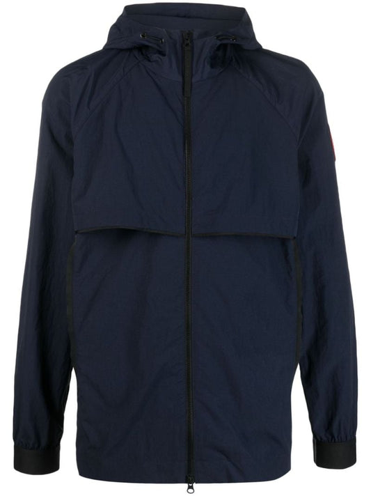 Blue Faber Hooded Windbreaker