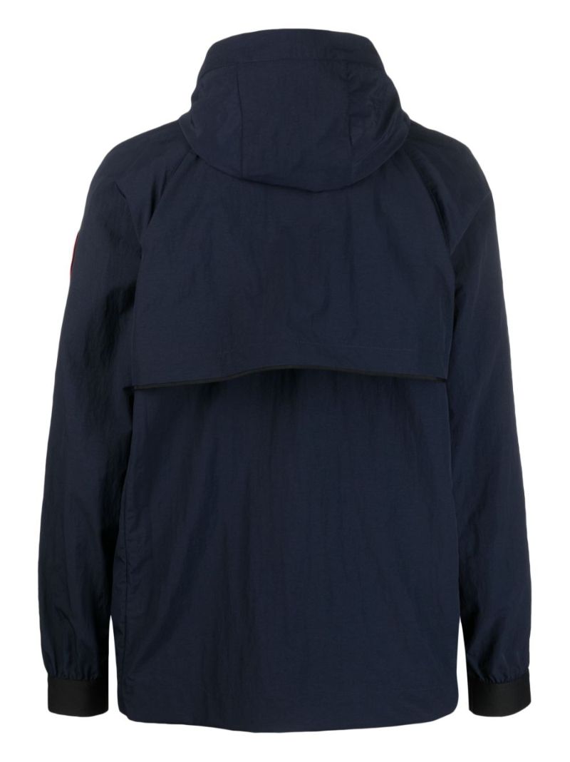 Blue Faber Hooded Windbreaker