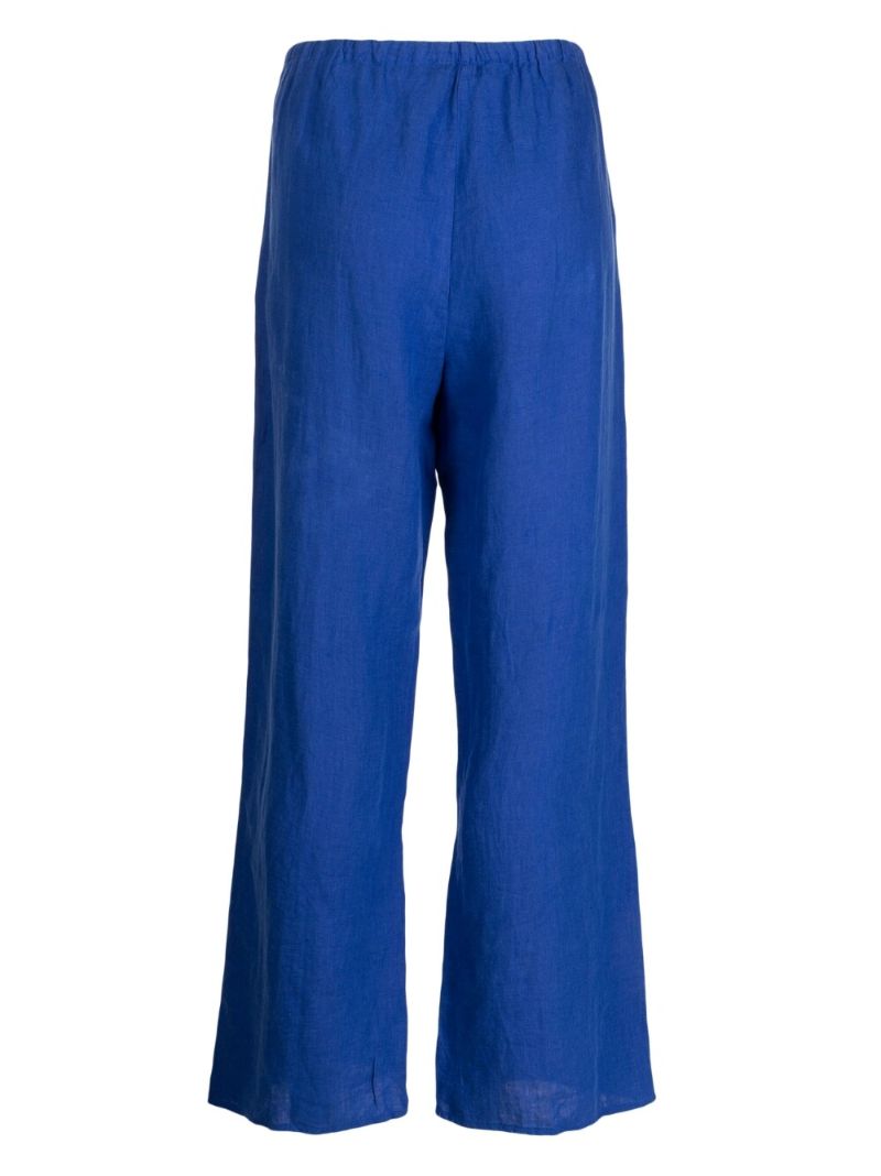 Blue Lounge Linen Trousers