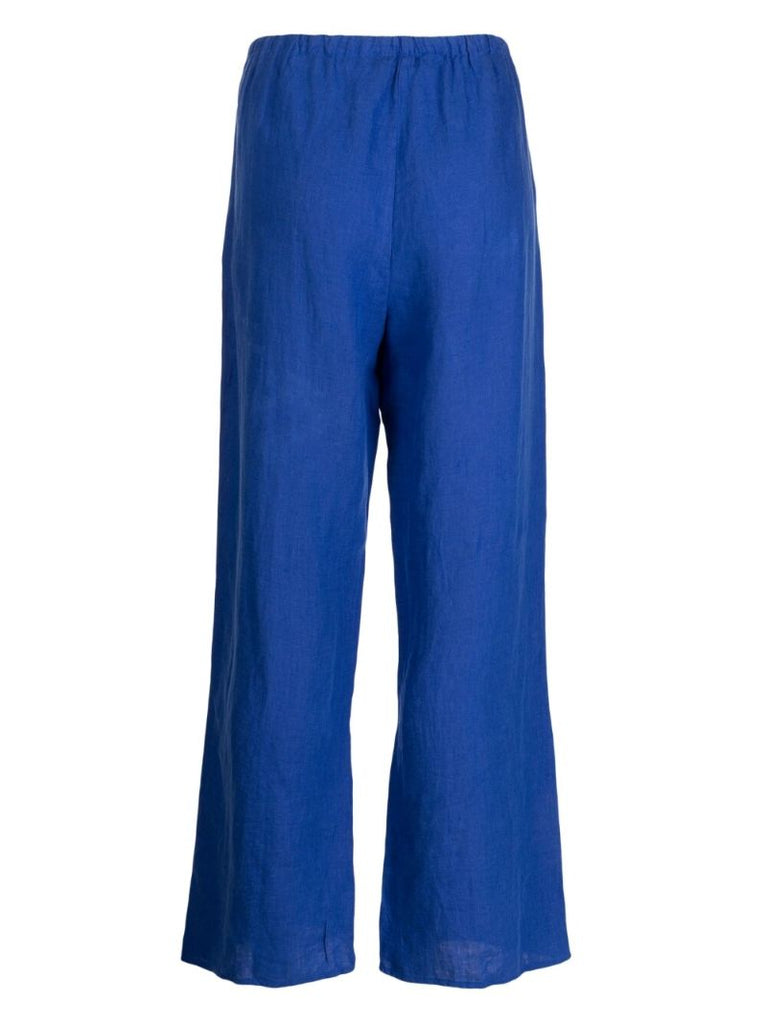 Blue Lounge Linen Trousers