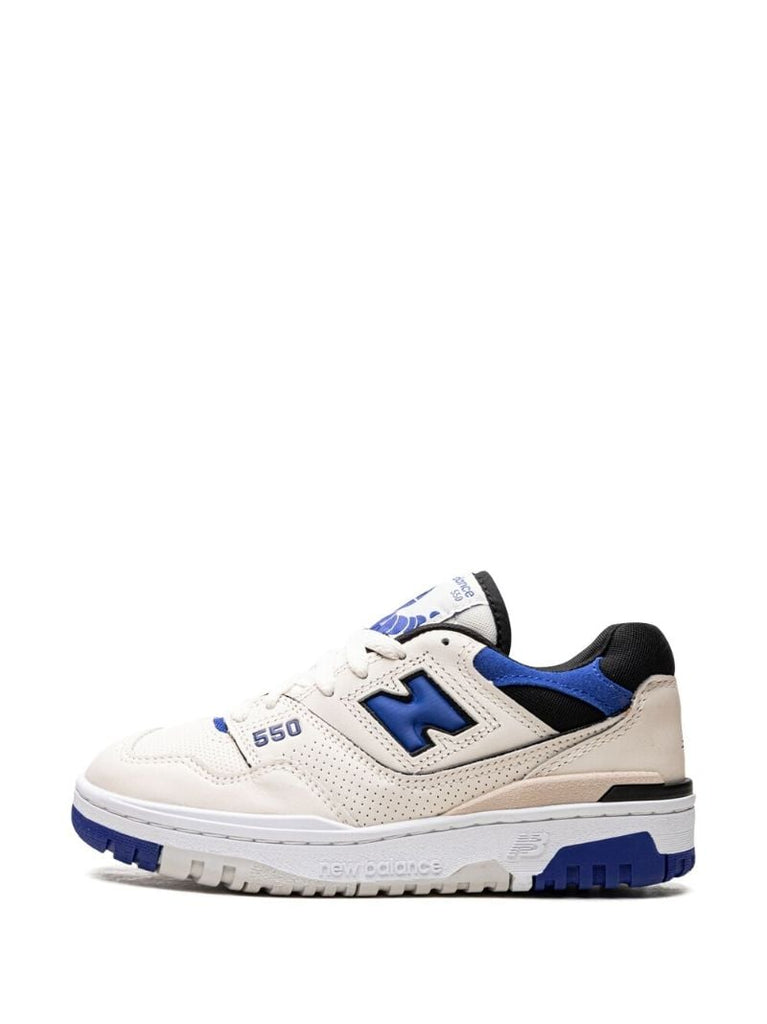 White 550 Team Royal Low Top Sneakers