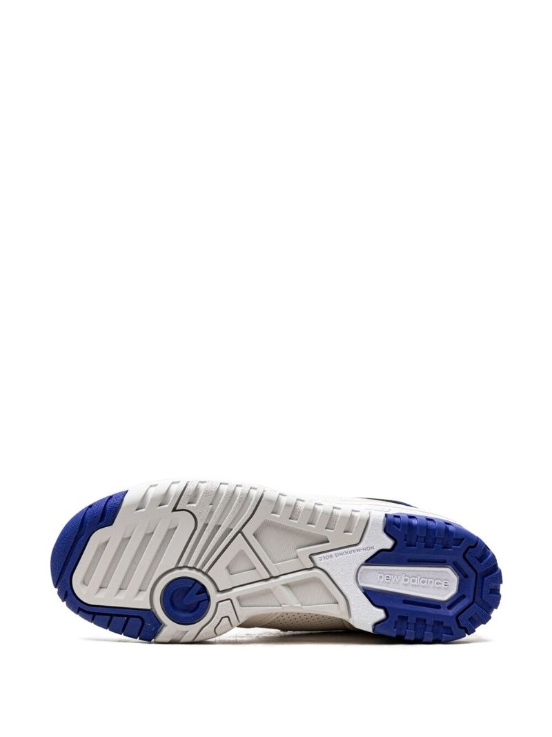 White 550 Team Royal Low Top Sneakers