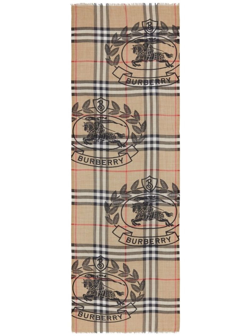 Neutral Montage Print Scarf