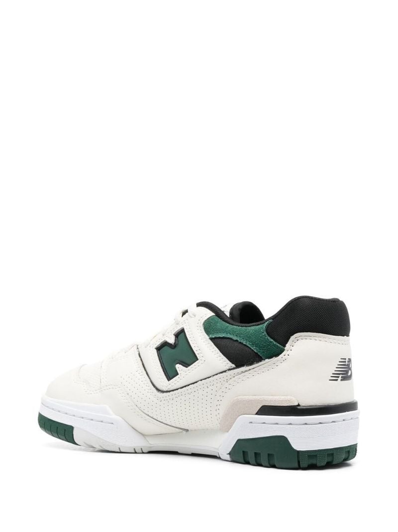 White 550 Lace-up Trainers