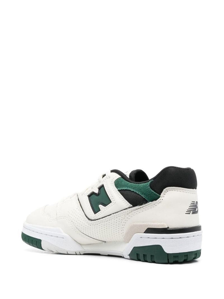 White 550 Lace-up Trainers