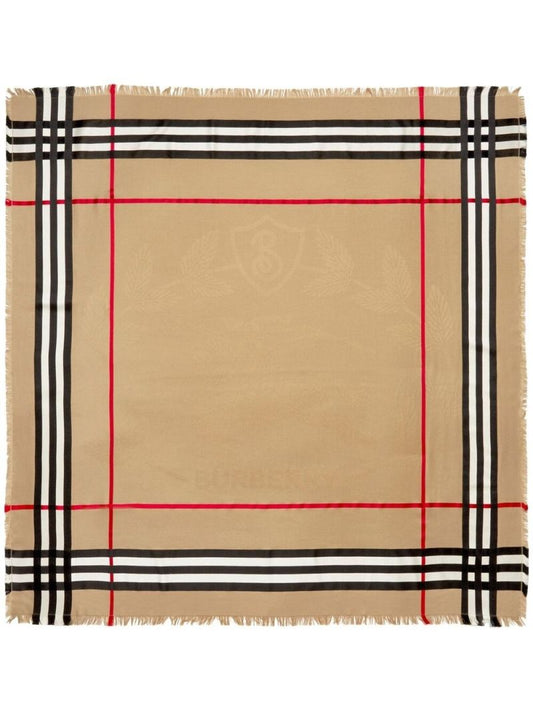 Neutral Montage Print Large Square Scarf