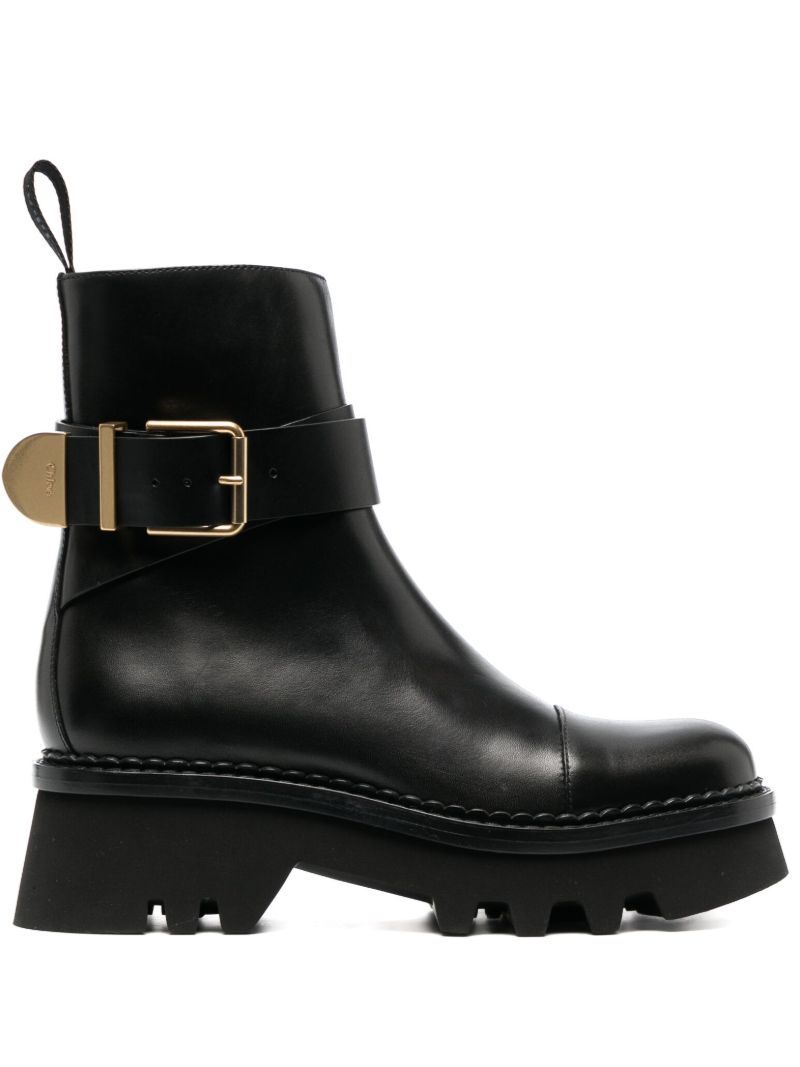 Black Owena Ankle Boots